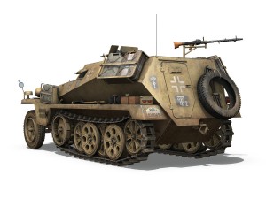 sdkfz 250 - halftruck - 10pd 3D Model
