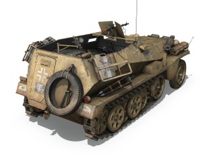 sdkfz 250 - halftruck - 10pd 3D Model