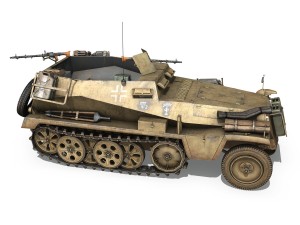 sdkfz 250 - halftruck - 10pd 3D Model