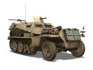 sdkfz 250 - halftruck - 10pd 3D Model