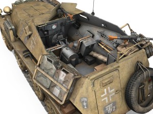 sdkfz 250 - halftruck - 10pd 3D Model