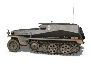 sdkfz 253 - beobpzwg - stugabt191 3D Model