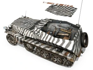 sdkfz 253 - beobpzwg 3D Model