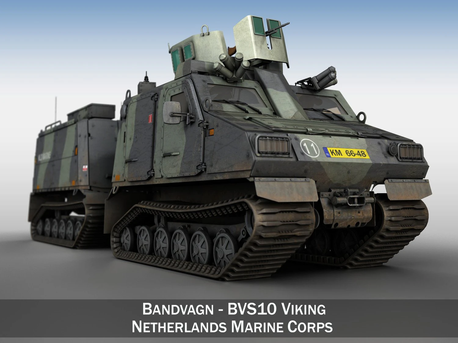 bvs10 viking - netherlands marine corps 3D Model .c4d .max .obj .3ds .fbx .stl .blend 