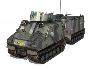 bvs10 viking - netherlands marine corps Modelo 3D