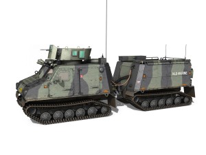 bvs10 viking - netherlands marine corps Modelo 3D