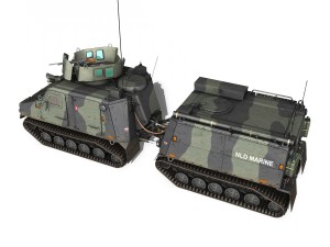bvs10 viking - netherlands marine corps Modelo 3D