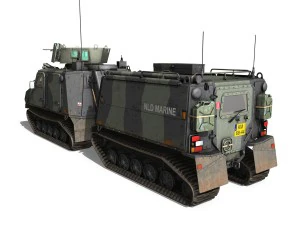 bvs10 viking - netherlands marine corps 3D Model