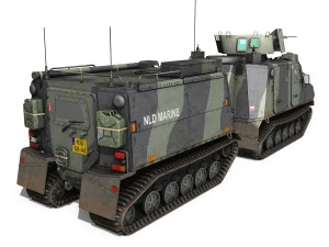 bvs10 viking - netherlands marine corps 3D Model