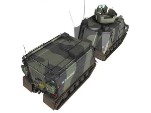 bvs10 viking - netherlands marine corps 3D Model