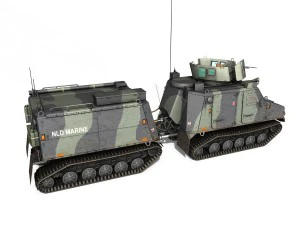 bvs10 viking - netherlands marine corps 3D Model
