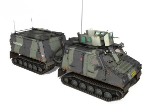 bvs10 viking - netherlands marine corps 3D Model