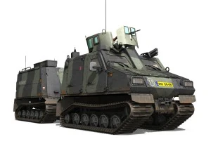 bvs10 viking - netherlands marine corps 3D Model