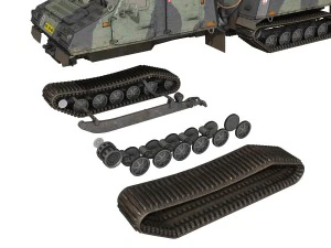 bvs10 viking - netherlands marine corps 3D Model