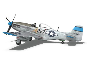north american p-51d - mary alyce 3D Model