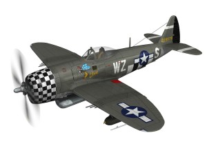 republic p-47d thunderbolt - eileen 3D Model