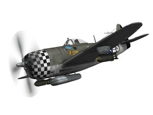 republic p-47d thunderbolt - eileen 3D Model