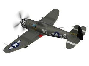 republic p-47d thunderbolt - eileen 3D Model
