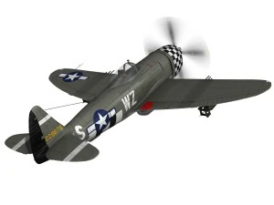republic p-47d thunderbolt - eileen 3D Model