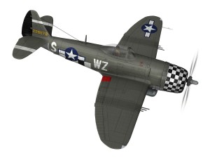 republic p-47d thunderbolt - eileen 3D Model