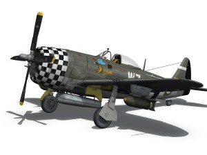 republic p-47d thunderbolt - eileen 3D Model