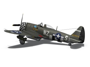 republic p-47d thunderbolt - eileen 3D Model