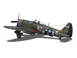 republic p-47d thunderbolt - eileen 3D Model