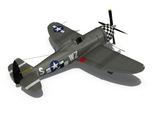 republic p-47d thunderbolt - eileen 3D Model