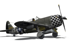 republic p-47d thunderbolt - eileen 3D Model