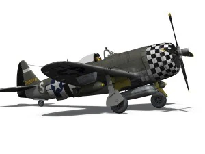 republic p-47d thunderbolt - eileen 3D Model