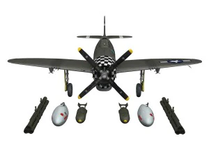 republic p-47d thunderbolt - eileen 3D Model