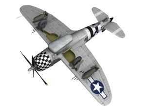 republic p-47d thunderbolt - eileen 3D Model