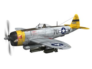 republic p-47d thunderbolt - jeanie 3Dモデル