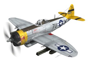 republic p-47d thunderbolt - jeanie 3Dモデル