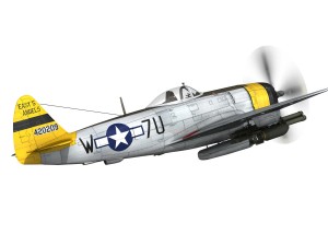 republic p-47d thunderbolt - jeanie 3Dモデル