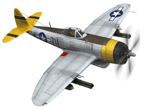 republic p-47d thunderbolt - jeanie 3Dモデル