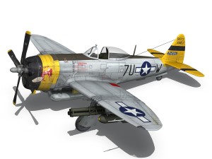 republic p-47d thunderbolt - jeanie 3Dモデル