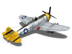republic p-47d thunderbolt - jeanie 3Dモデル