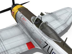 republic p-47d thunderbolt - jeanie 3Dモデル