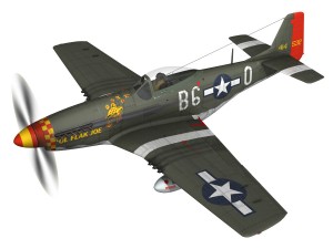 north american p-51d - ol flak joe 3D Model