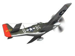 north american p-51d - ol flak joe 3D Model