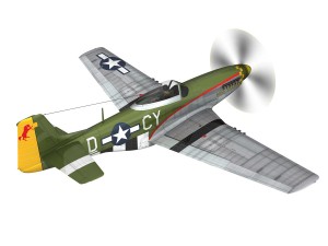 north american p-51d - miss velma Modelo 3D