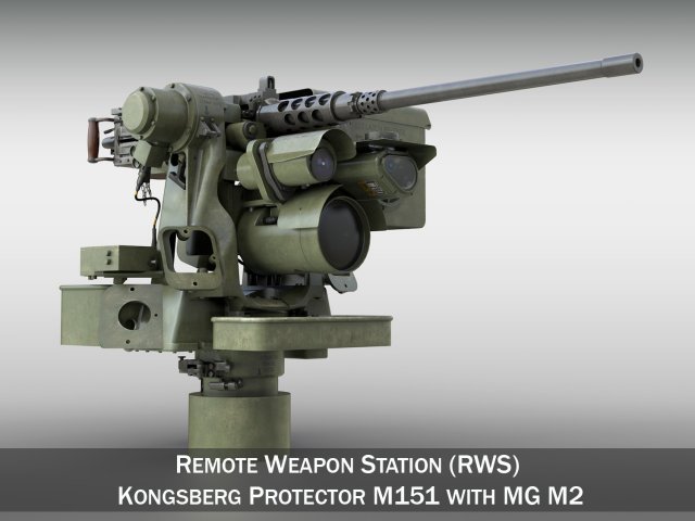 rws m151 protector with m2 3Dモデル .c4d .max .obj .3ds .fbx .stl .blend 