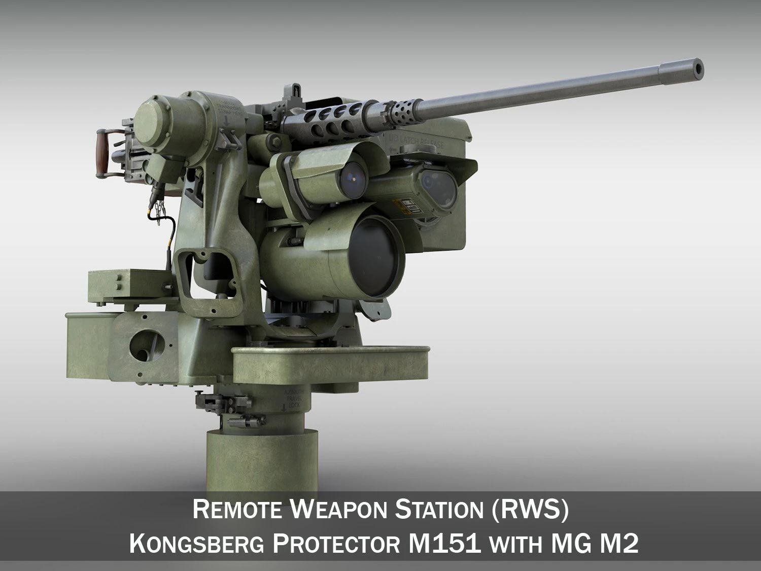 rws m151 protector with m2 3D Model .c4d .max .obj .3ds .fbx .stl .blend 