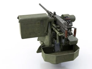 rws m151 protector with m2 3D Model