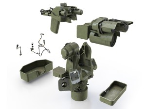 rws m151 protector with m2 3Dモデル