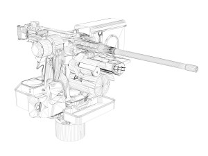 rws m151 protector with m2 3Dモデル
