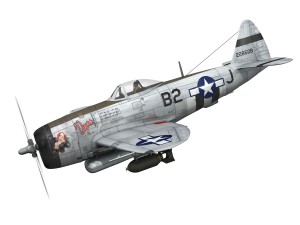 republic p-47d thunderbolt - virginia Model 3D