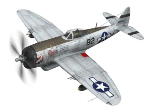 republic p-47d thunderbolt - virginia 3D Model