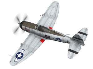 republic p-47d thunderbolt - virginia Model 3D